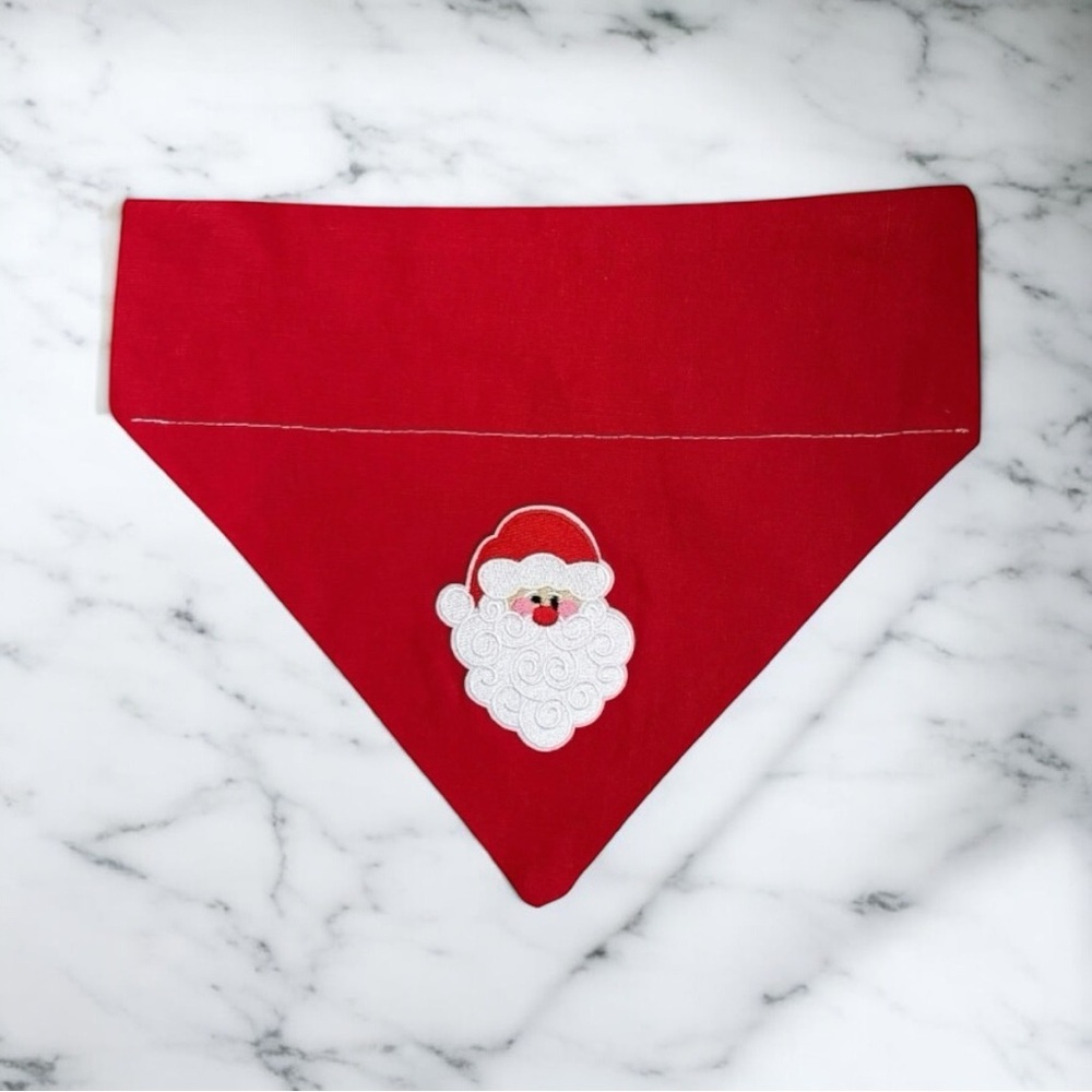 DOG Bandana - Santa Claus - Size M Medium - Picture 1 of 1